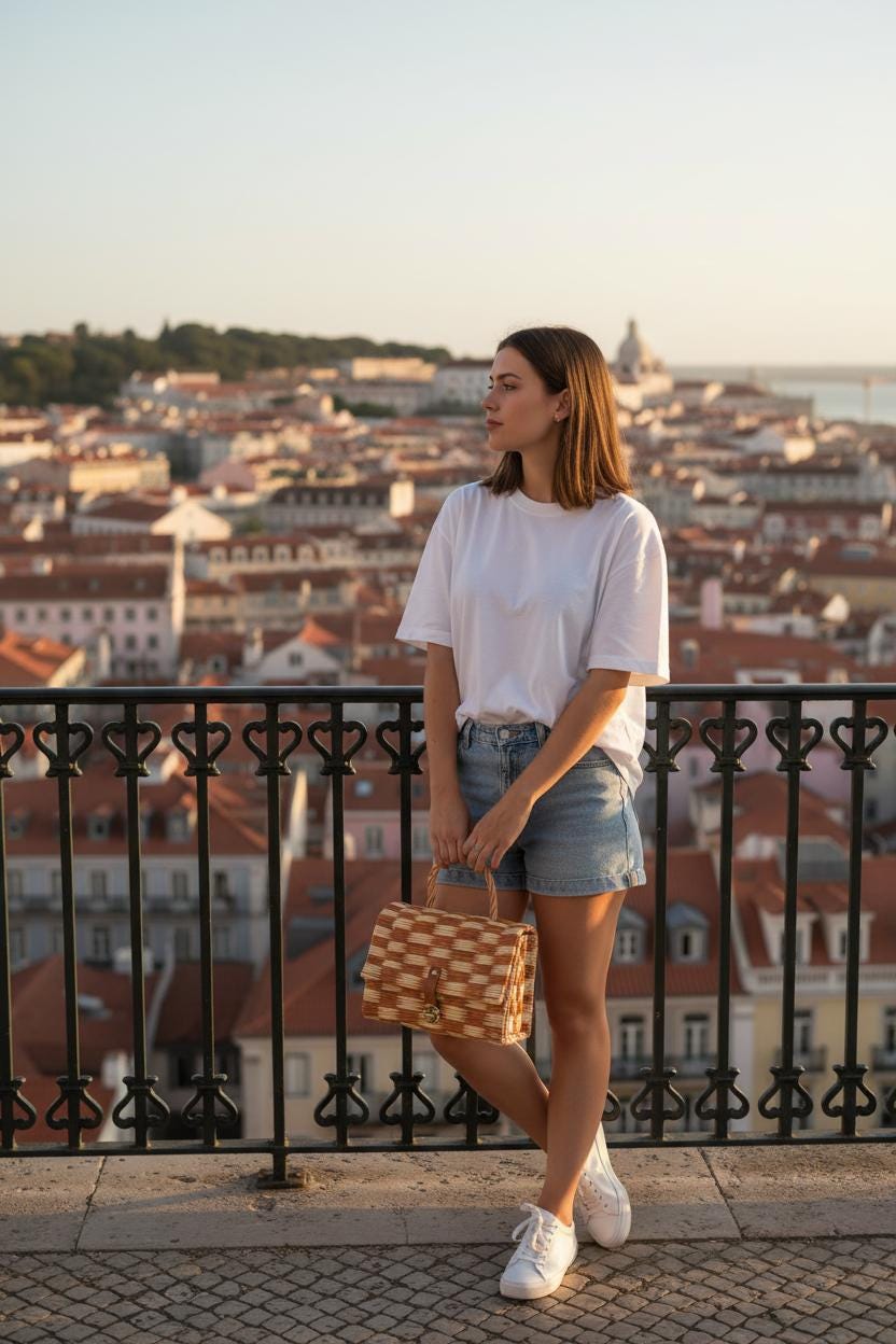 Handwoven Reed Straw Basket Bag: Portuguese Style Summer Straw Handbag, Natural Market Bag for Women
